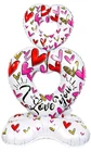Large I Love You Hearts Balloon: Valentine’s Day, Anniversary, Romance