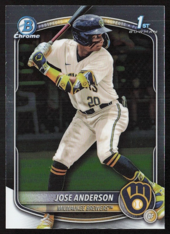 2025 Bowman Chrome Prospects Jose Anderson #BCP-193 GS1