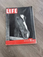 1937 LIFE Magazine July 26 Polo Pony Cover Vintage Pre-WWII Original
