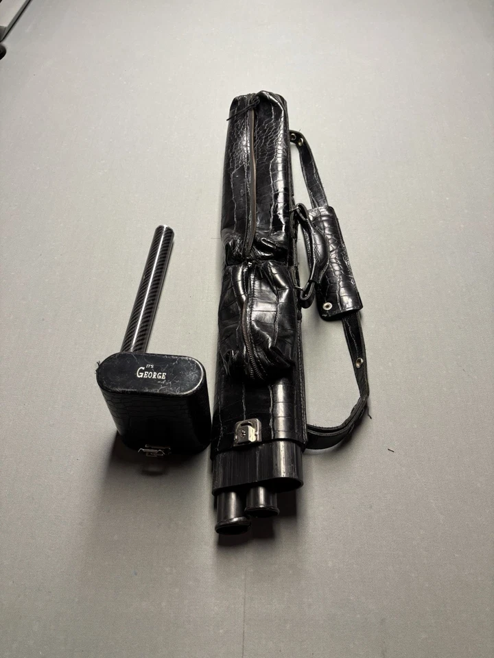 It’s George Pool Cue Case Alligator Black 2/4 - Image 2 of 2