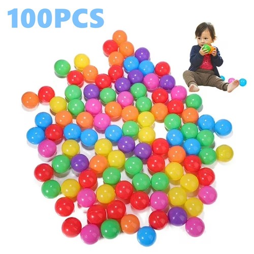 100PCS Ball Pit Balls Plastic Balls 5.5cm Ocean Ball for Swim Pit Pool Playpen