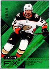 2021-22 Green #/199 #FXR-BG Benoit-Olivier Groulx Synergy FX Rookies