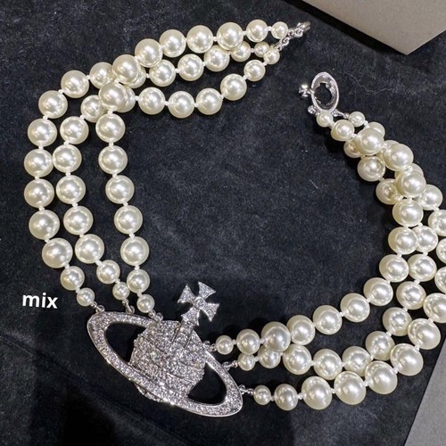 Collier Vintage Perles Rondes Hématite Gris Anthracite Et Dorées - Longueur 42 Cm