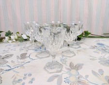 6 Verres à vin en cristal d'Arques