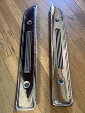 1967 1968 1969 Plymouth Barracuda Oem Door Sill Scuff Plates Pair Mopar A - Body