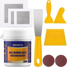 Drywall Repair Kit Wall Hole Patch Spackle Putty 8.5oz w Scraper Quick Fix