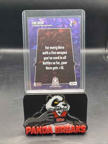 2025 Bo Jackson Battle Arena Alpha Blast Fire Crew SP HTD-39