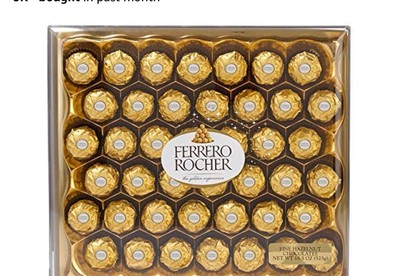 Ferrero Rocher Fine Hazelnut Chocolates 48 Pieces Gift Box