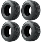Set of 4 GTW Mamba Golf Cart Street Tires 205/50-10 (18" OD) Universal Fit