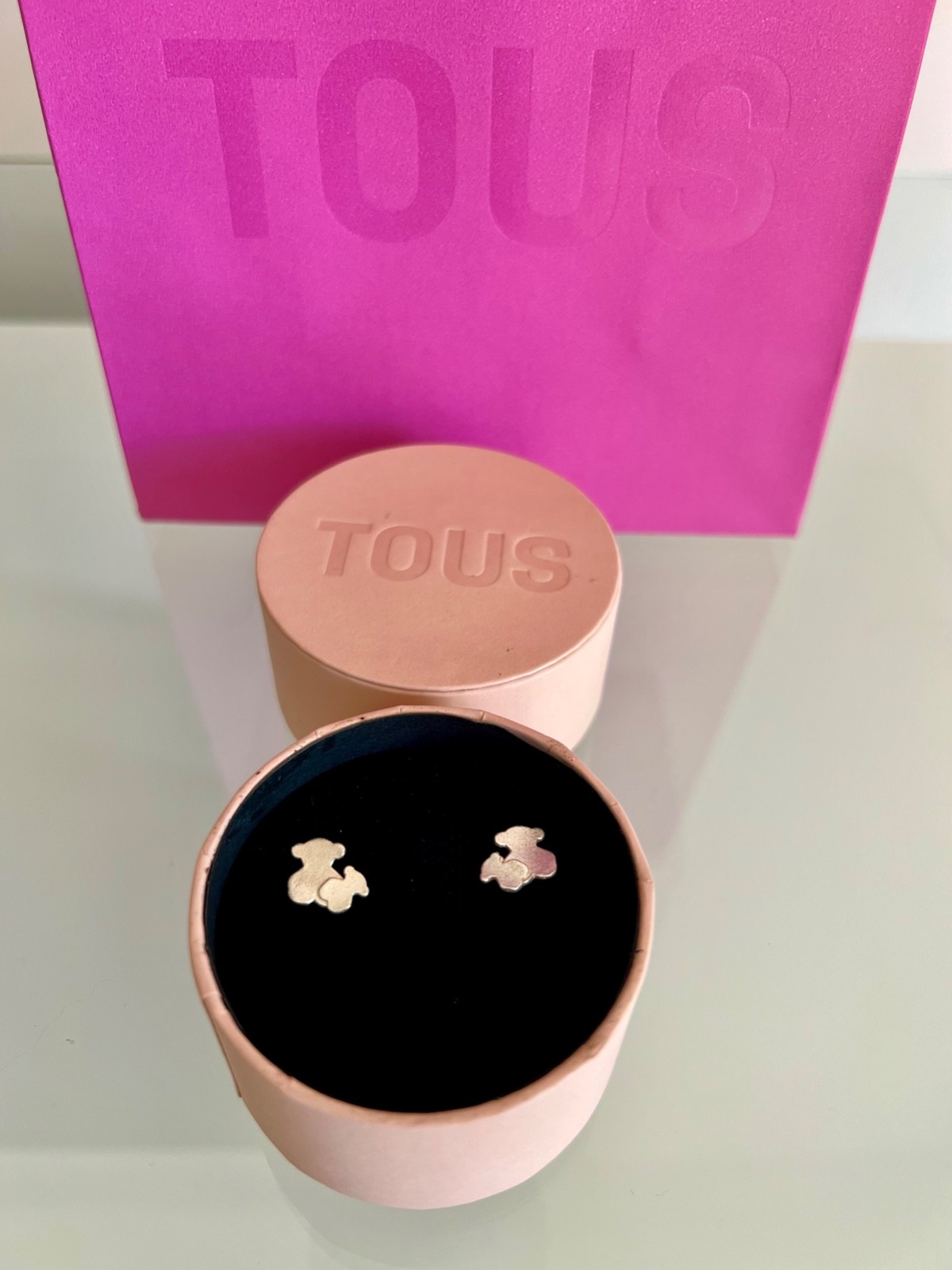 TOUS  Silver Hill Earrings Bear Motif