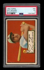 1952 Topps Set-Break # 64 Roy Sievers Black Back PSA 3 VG