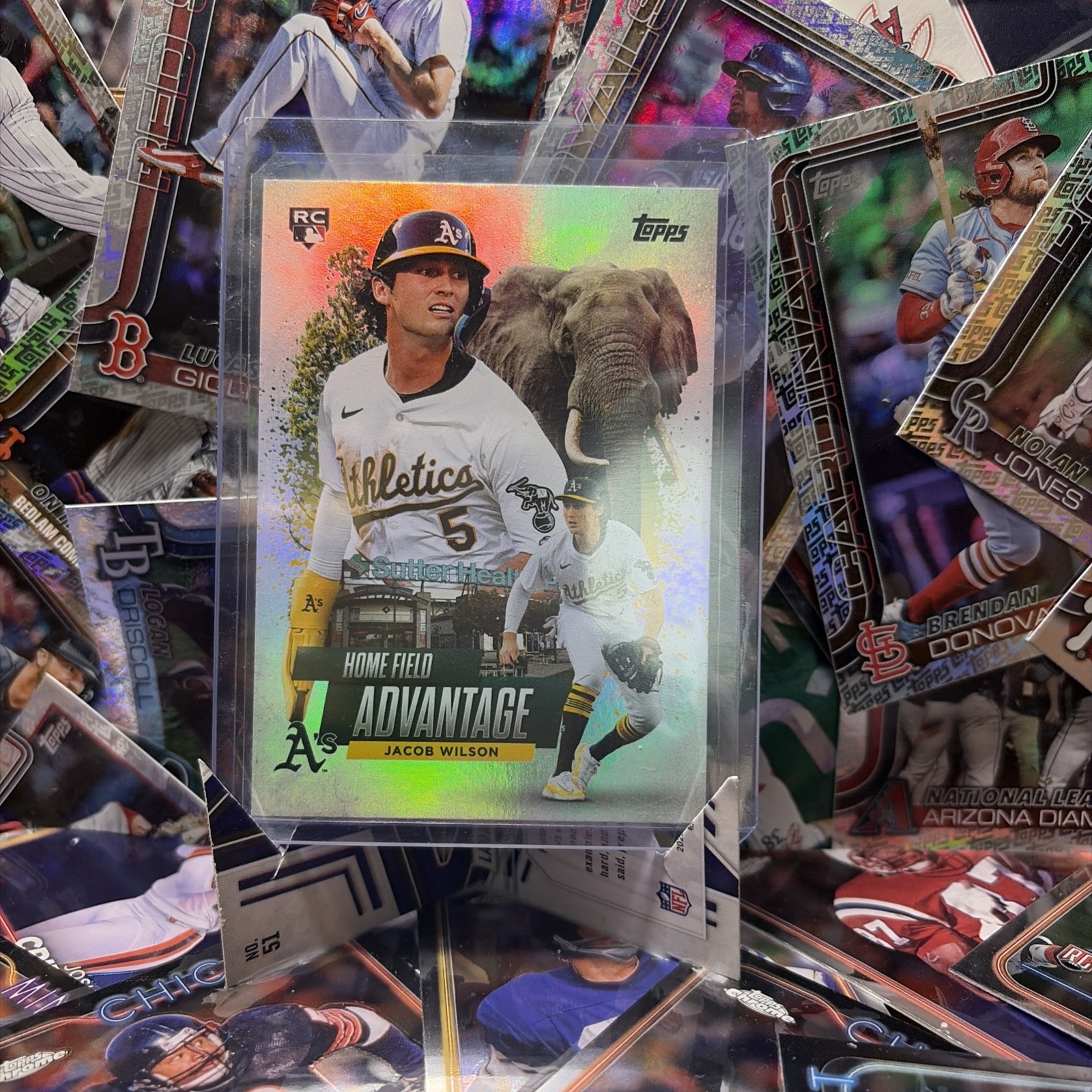 2025 Topps Series 2 Jacob Wilson Home Field Advantage SSP Case Hit 