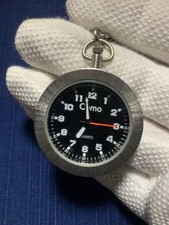 Cymo J-AXIS Steel Quartz Pocket Watch Black Used