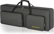 49-Key Keyboard Gig Bag 34" 13" 4" Portable Electric Piano Case Foldable Bag for