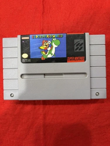 New ListingSuper Mario World Super Nintendo SNES 1991 Authentic Cartridge, Tested