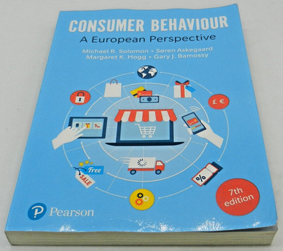 Consumer Behaviour : A European Perspective (2019 Paperback 7th Edition)