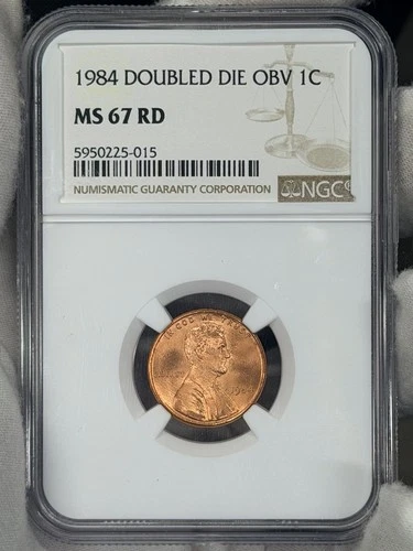 1984-P Lincoln Memorial Cent — photo from another recent sale