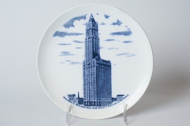 WOOLWORTH BUILDING LOT #3 OF 3 -  SOUVENIR PLATE