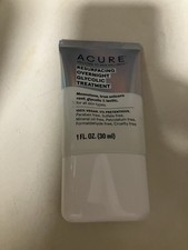 Acure Resurfacing Night Treatment Glycolic Acid Cream 1 fl oz Vegan Face Care
