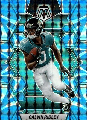 2023 Panini Mosaic #104 Calvin Ridley Reactive Blue Mosaic