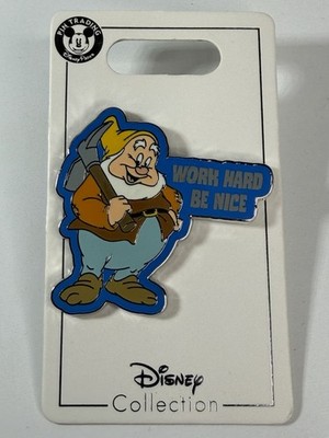 Disney Pins Happy Work Hard Be Nice Pin Snow White and the Seven Dwarfs Pin
