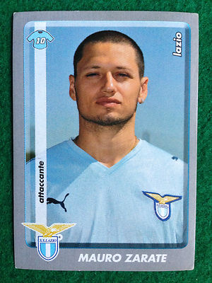 FOOTBALLERS 2008-2009 08 09 n 238 LAZIO ZARATE, Panini Sticker Figure NEW