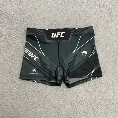 UFC Venum ボクシングウェア Sサイズ ブラック/グレー UFC Venum Shorts Womens Large Gray Black MMA Fighting