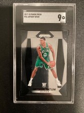 Jayson Tatum 2017-18 Prizm Rookie SGC 9 No.16 NBA FINALS 