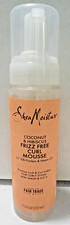 Shea Moisture Coconut  Hibiscus Frizz Free Curl Mousse w/Shea Buttter 7.5 fl oz