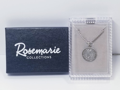 Rosemarie Collections St Francis Religious Medal Pendant Necklace