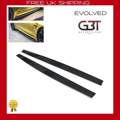 FÜR BMW M3&M4 PERFORMANCE STYLE CARBON SEITENSCHWELLER VERBREITERUNGEN SET SCHWELLER F80 F82
