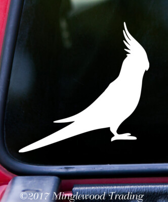 COCKATIEL Vinyl Sticker - Tropical Pet Bird - Cockatoo Parrot - Die Cut Decal
