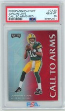 2020 Panini Playoff #CA-20 Jordan Kove Call to Arms RC Red PSA 10