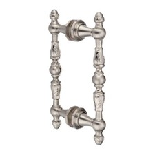 Sonata 6" Back-to-Back Double Sided Decorative Pull - Brushed Nickel