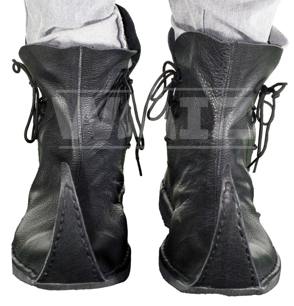 Poulaines Shoes Leather Shoes With Curved Point Renaissance