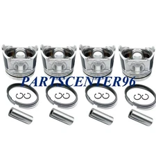 New 4set STD Piston & Ring Set Fit for Isuzu 4LE2 Engine