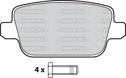 ALMOHADILLAS TRASERAS DELANTERAS ESPECIFICACIONES OEM PARA VOLVO V70 2.0 TD 136 BHP 2007- OPT3 - Imagen 3 de 7