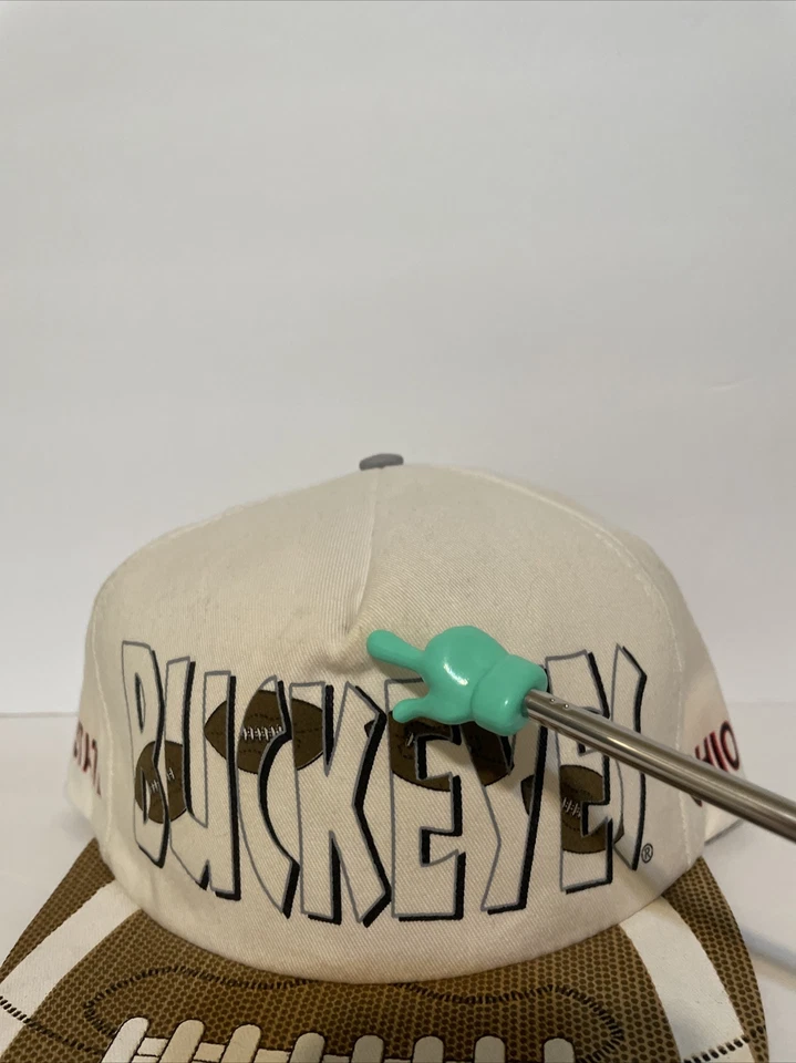 De colección Ohio State Buckeyes SnapBack Sombrero Estampado Puff Billete de Fútbol NCAA Foto 3 de 4