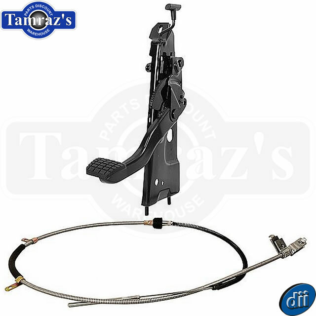 6972 Chevy C/K Truck Parking Brake Pedal Assembly with primary Cable