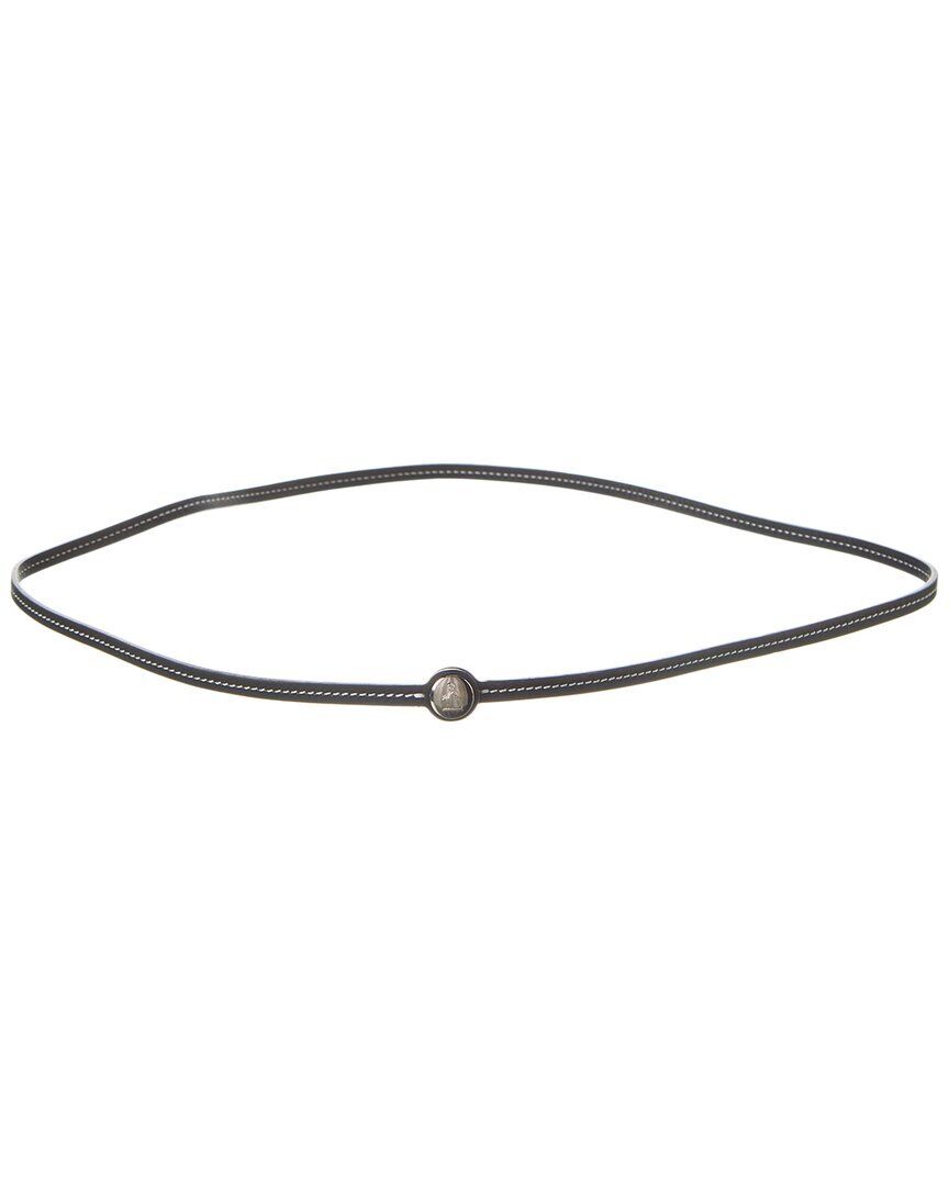 Тонкий кожаный ремень Lanvin Женский 100 17090₽