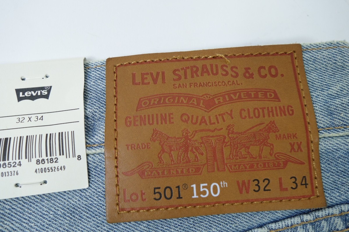 Levis 501 150 Anniversary Redline Selvedge Jean Distressed Levis 501 150 Anniversary Redline Selvedge Jean Distressed