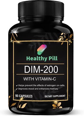 DIM Supplement 200 mg | Östrogenbilanz für Frauen & Männer, 90 Stück von Heal...