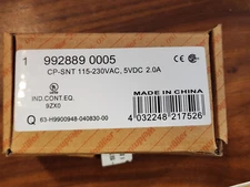 Weidmuller 992889-0005, 5VDC 2A Power Supply, Din Mount, 115-230VAC In (NOS)