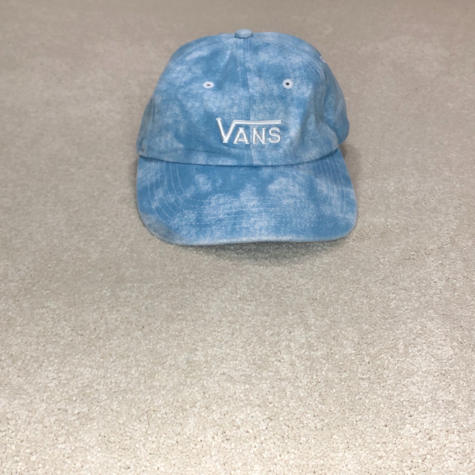 VANS Strapback Hat Cap Blue Clouds - image 1