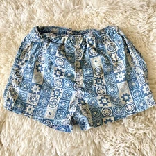 Vintage 1950s Sanforized Cotton Boys Swimming Bathing Swim Trunks shorts 8 50s
