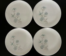 MCM Ever Yours Boutonniere Taylor Smith Taylor Set of 4 Dinner Plates 10-1/4”