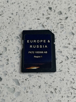 JAGUAR SAT NAV NAVIGATION SD CARD FK7210E898 | eBay