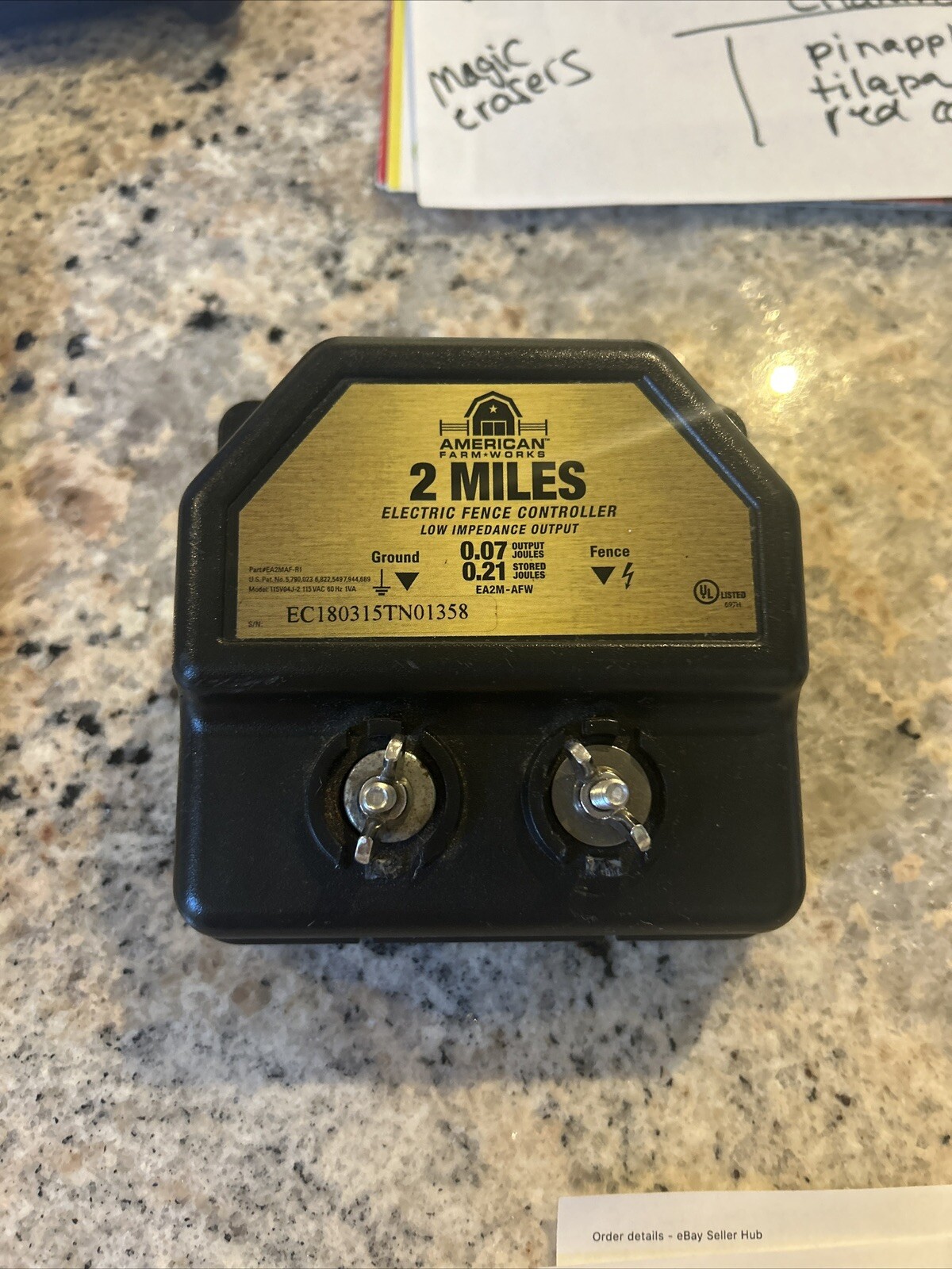 American Farm Works 2 Miles Electric Fence Controller + Electric Fence