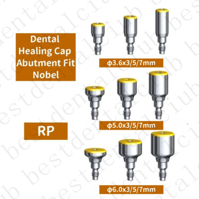 Dental Healing Cap Abutment RP Mini Regular Compatible Nobel Active NOB