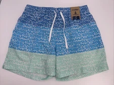 $70 Chubbies The Ocean Trifectas 5.5" Inseam Swim Trunks- Multi -Large -New Tag